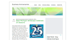 Desktop Screenshot of businessanniversaries.com
